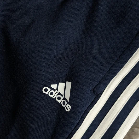 NWT Mens Adidas sweatpants Navy Medium - Picture 4 of 6